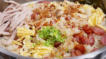 CÁCH NẤU XÔI MẶN THẬP CẨM dẻo mềm thơm ngon không cần ngâm Nếp by Vanh Khuyen