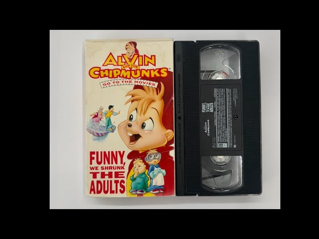 Alvin and the Chipmunks: Funny, We Shrunk the Adults (1992 VHS) | Full Movie Tape Rip