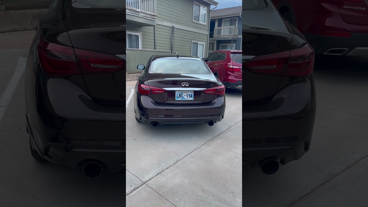 Q50- Custom made y pipe , resonator and muffler delete