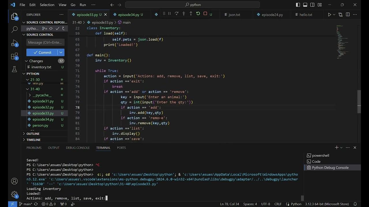 [Python] 17. simple application using what learned & underscore - YouTube