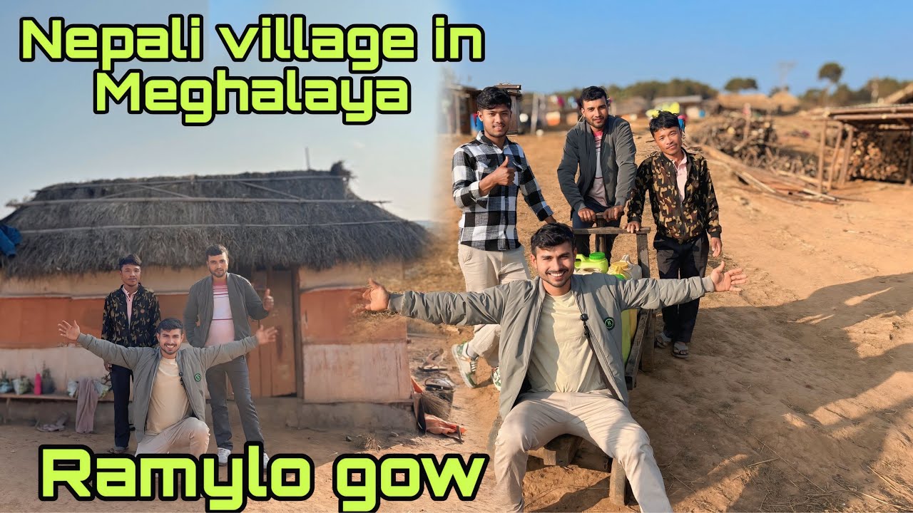MEGHALAYA MAA ASTO NEPALI GAON vateyo😻 gautam bhai vlog