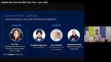 Mr. Prabhjot Singh Sethi - VP Engineering, participated in the Nephio Summit 2022 Executive Panel