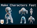 Fast Character Modeling with the Skin Modifier || Blender 2.93