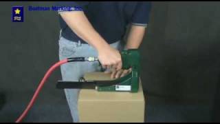 Pneumatic Carton Stapler Demonstration - Boatman Marking