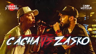 CACHA VS ZASKO (EXHIBICIÓN) - SANGRE X SANGRE Vol. 2 #freestylerap #cacha #zasko