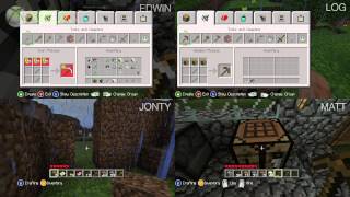 Minecraft Xbox 360 Multiplayer Gameplay