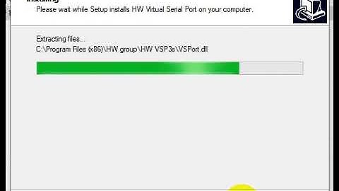 Installation of HW Virtual Serial Port software