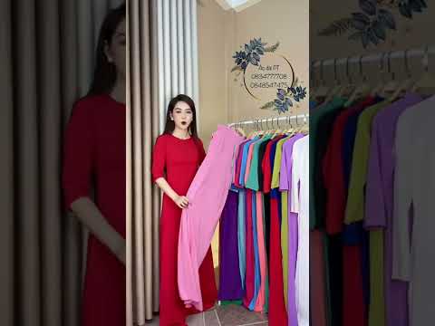 Video Áo dài đỏ các màu rẻ đẹp - youtube