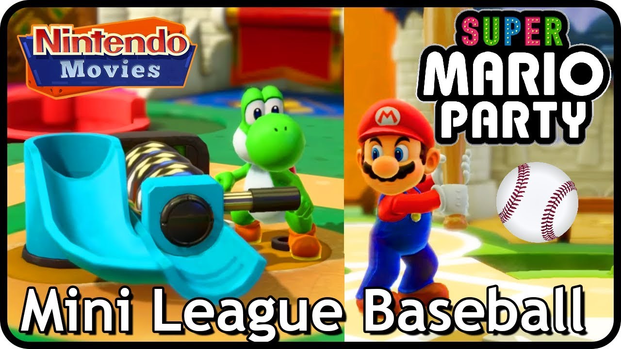 Super Mario Party Mini League Baseball (2 Players) YouTube