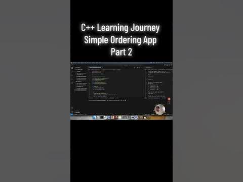 C++ Learning Journey Simple Ordering App Part 2 - YouTube