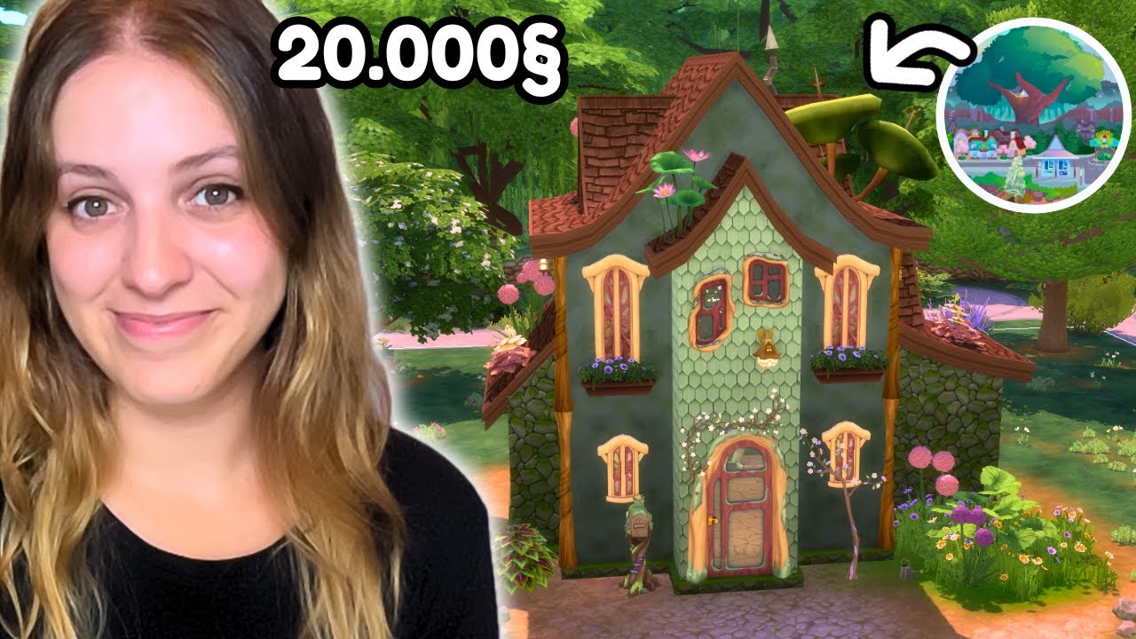 Hago una CASA INICIAL en cada MUNDO de Los Sims 4: Innisgreen 🌼🧚‍♀️ || Marta