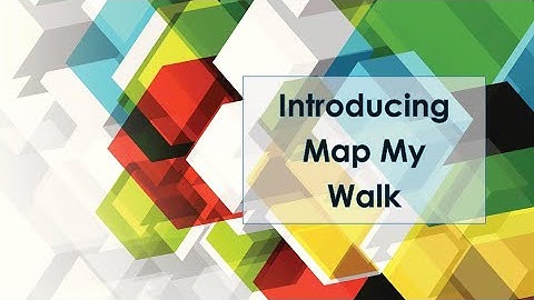 Introducing Map My Walk - a GPS fitness tracking app