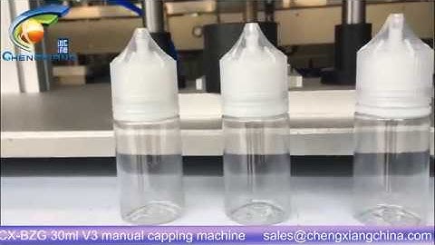 CX-BZG Semi automatic capping machine for chubby gorilla bottle