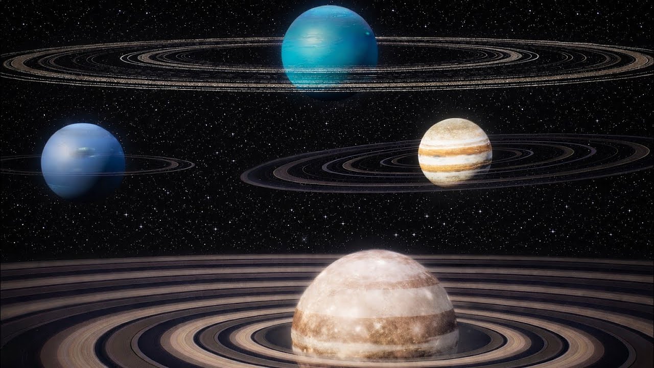 Planet Rings Size Comparison 3D - YouTube