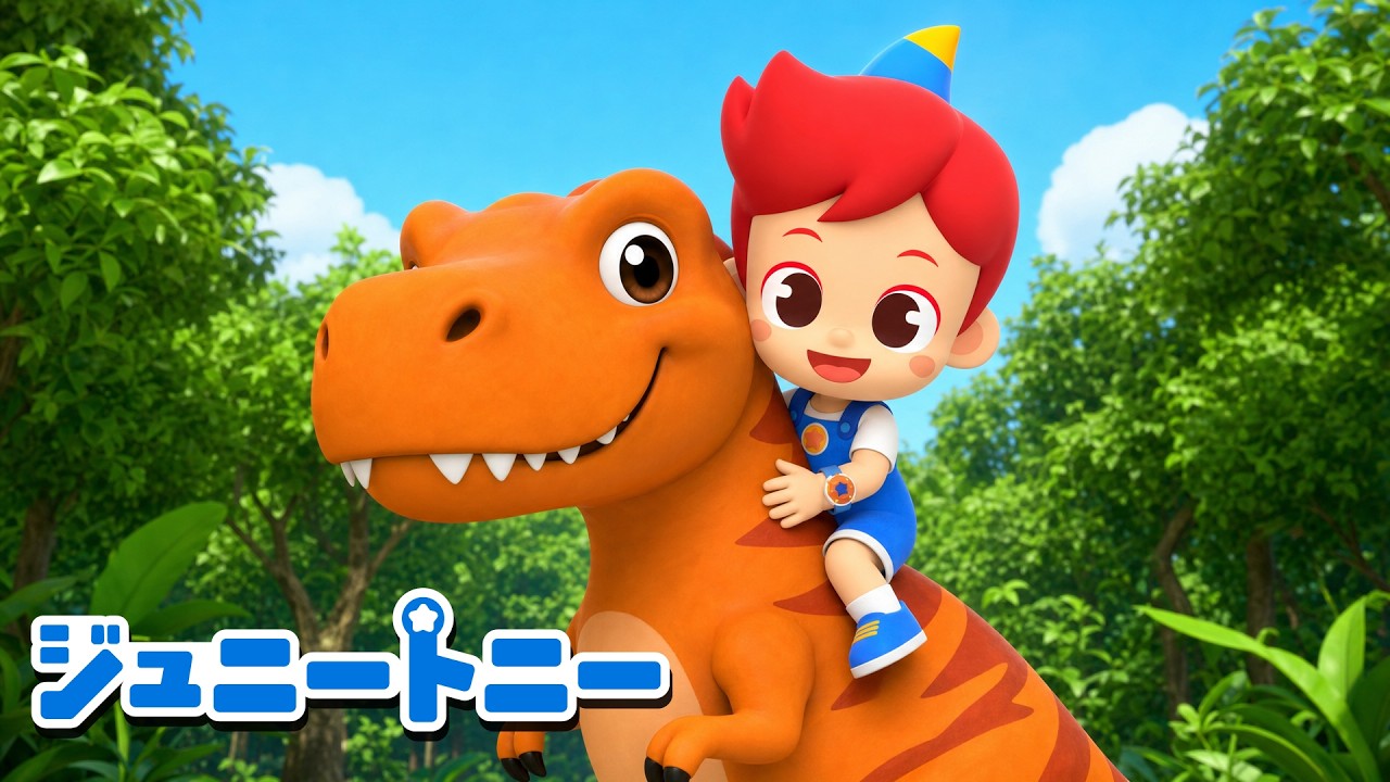 ティラノサウルス・レックス｜恐竜のうたシリーズ【3D版】｜ジュニートニー - 子どもの歌と童話