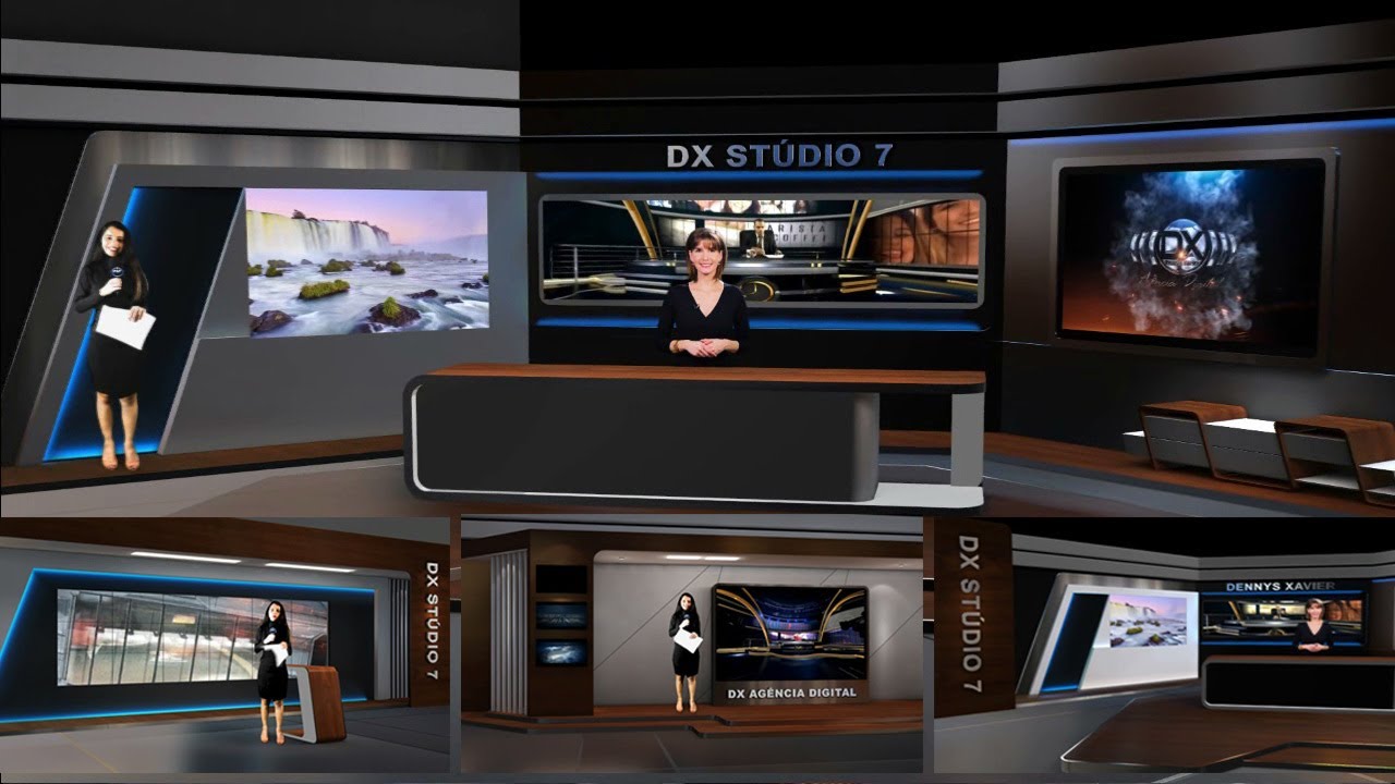 News TV  Virtual Studio 3D 2021