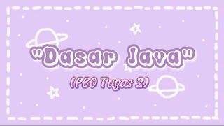 Dasar Pemrograman Java (Project Based Learning 2_PBO)