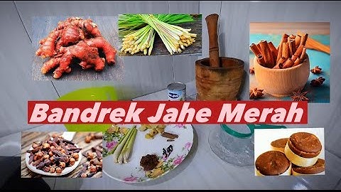 CARA BIKIN BANDREK JAHE MERAH