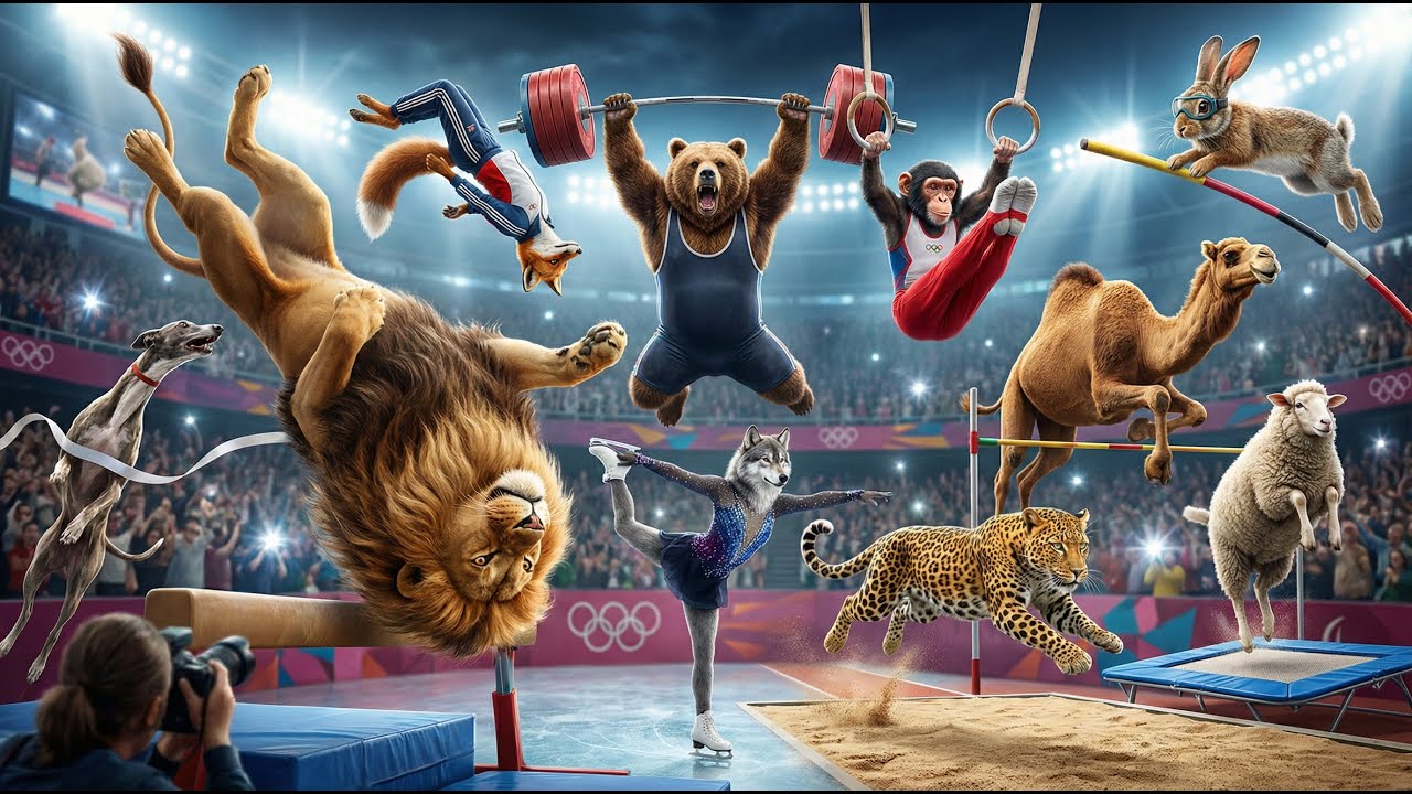 The Ultimate Animal Olympics 😱🐾  10 Epic Athletes in Action!
