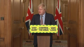 Live: Prime Minister Boris Johnson hosts government's daily coronavirus briefing - 3 June
