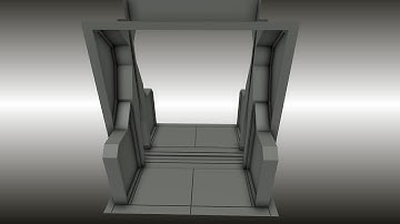 Modular Sci-Fi Set Wip 58 Blender 2.75a - Animated sci-fi doors