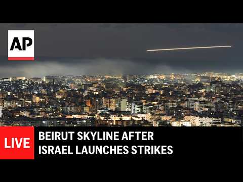 LIVE: Beirut skyline after Israel launches airstrikes