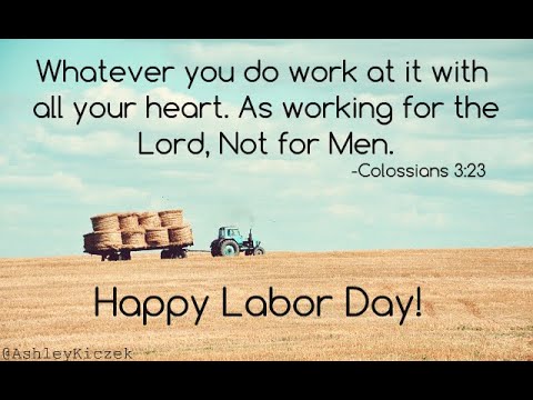 Laboring for God with purpose and love