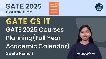 GATE 2025 Courses Planning by Sweta Kumari (Full Year Academic Calendar)