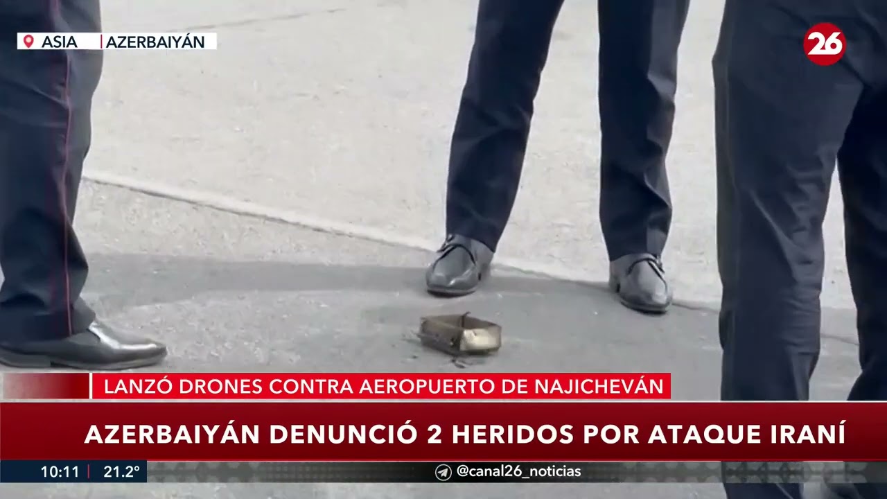 🚨 TENSIÓN EN AZERBAIYÁN | Irán golpea una terminal aérea y una escuela en suelo azerí