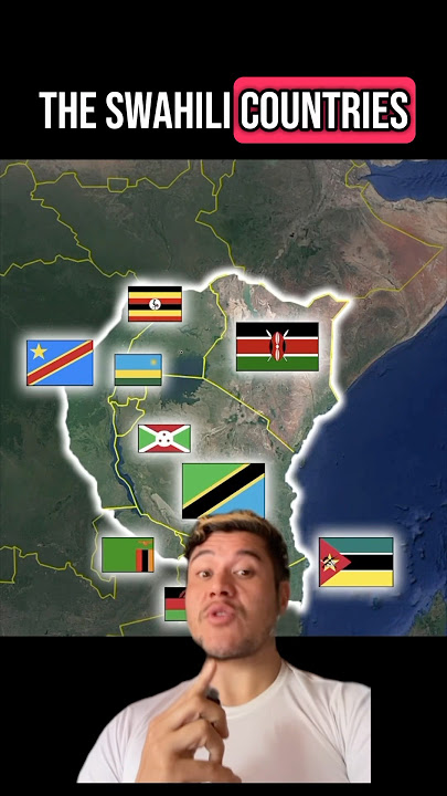 The Swahili countries explained in 2 minutes