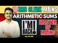 I'M BACK...!!! | RRB CLERK MAINS | APPLICATION SUMS | MASTER OF MAINS | BY AP SIR #bankexams #mains