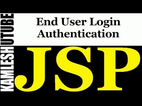 End User Login Authentication Using JSP Part 3