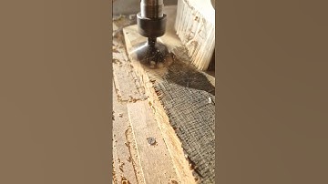 CNC Machine Surfacing/Flattening Oak Slab