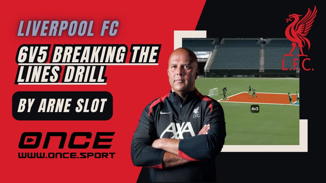 🔴 6v5 Breaking the Lines Drill | Liverpool Training by Arne Slot - YouTube