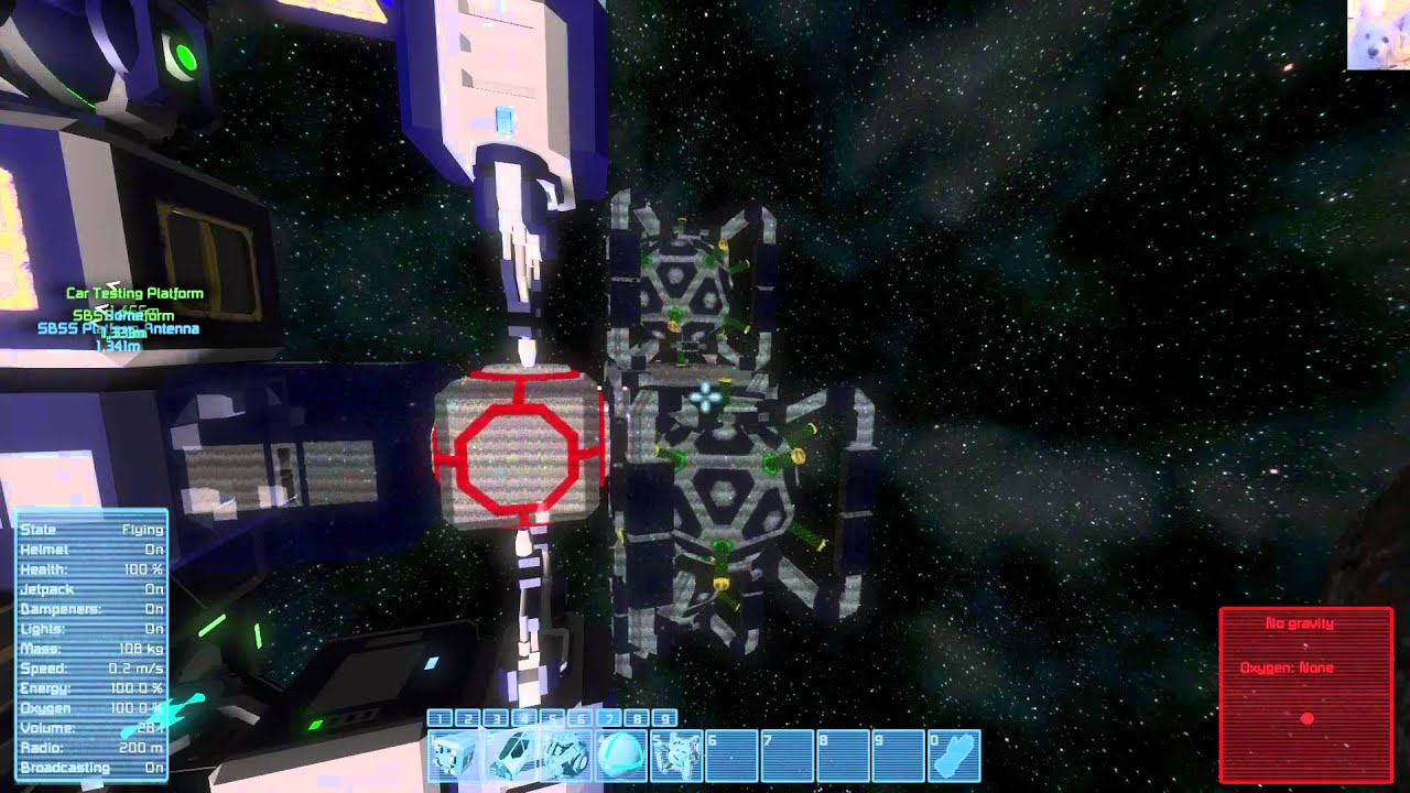 Stew Builds Space engineers - Battery Based Gravity Launcher