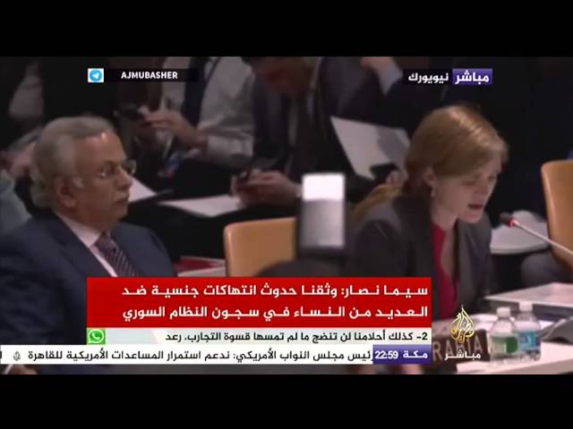 ندوة في الأمم المتحدة بشأن الجرائم المرتكبة ضد المدنيين في سوريا وانتهاكات حقوق الإنسان