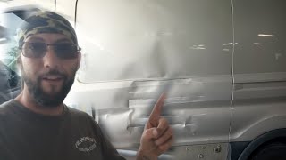 how to replace a side panel on a transit van 2023