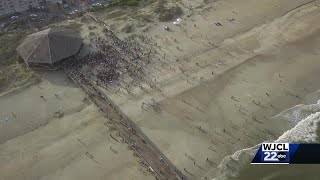 Chaos on Tybee Island as thousands flood the beaches for Orange Crush weekend