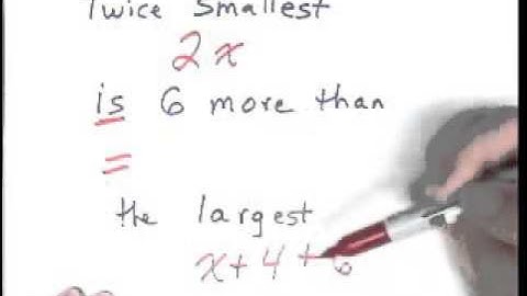 Math:  Consecutive Integers Video 4 of 5