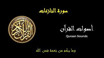 تلاوة هادئة سورة النازعات برواية البزي عن ابن كثير / محمد العبدالله