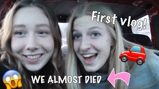 CAR VLOG: drive with us + how we ALMOST DIED storytime