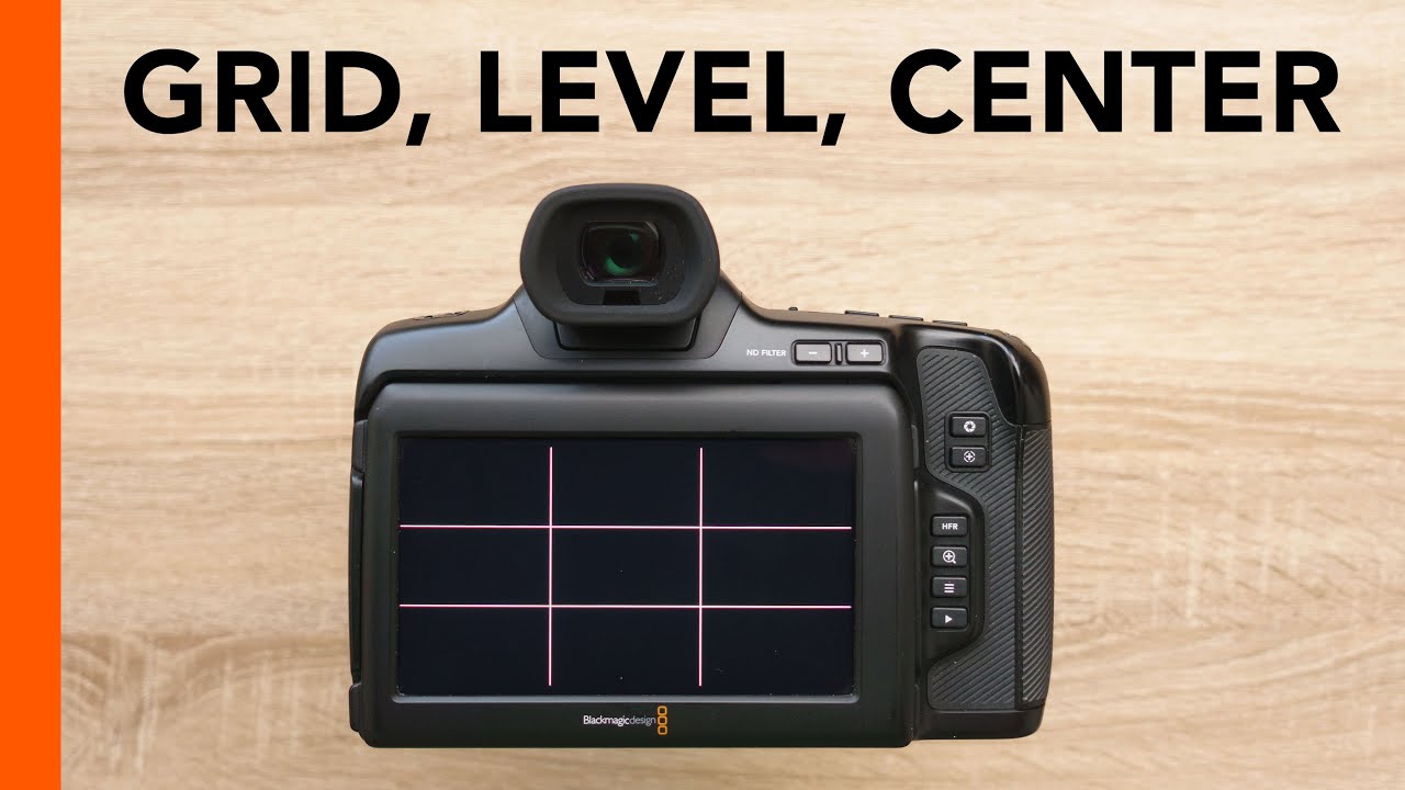 その他 BMPCC 6K PRO VIEW FINDER BMPCC 6K Pro, 4K - Rule of Thirds Grid, Horizon Level, Center