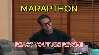 Download Lagu REACT YOUTUBE REWIND BERSAMA TARA ART GEMA \u0026 RIA SW DI MARAPTHON MP3