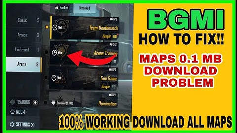 HOW TO DOWNLOAD  0.1mb MAPS IN BGMI || fix BGMI maps download NAN Problem and recourse pack error||