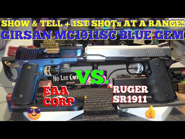 NEW GIRSAN MC1911SC | BLUE GEM 45ACP | 1ST SHOTs AT A RANGE vs