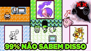 Descobrindo Curiosidades sobre Pokémon Red Blue e Yellow Você Nunca Ouvir Falar!