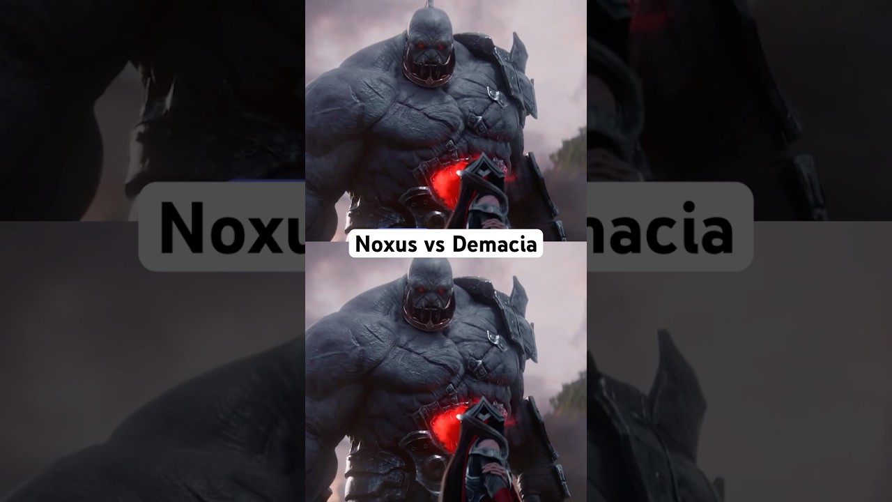 Why did Noxus INVADE Demacia? #leagueoflegends