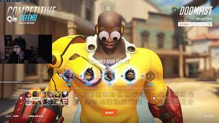 21K DMG! SUPER INSANE DOOMFIST + ORISA GAMEPLAY OVERWATCH 2 SEASON 9