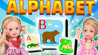 Barbie ABC Song | Learn ABC Alphabet for Children | Education ABC Nursery Rhymes 🚂
