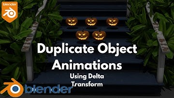 How to Duplicate Animation Using Delta Transform in Blender 🔁 | Easy Tutorial | Blender Tips